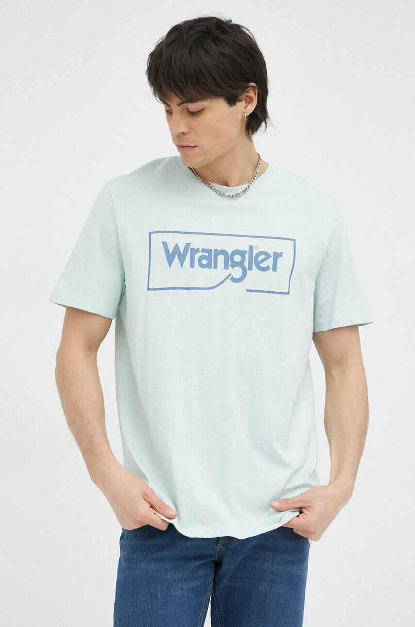 Wrangler tricou din bumbac - Pled.ro