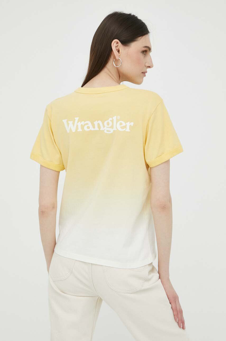 Wrangler tricou din bumbac - Pled.ro