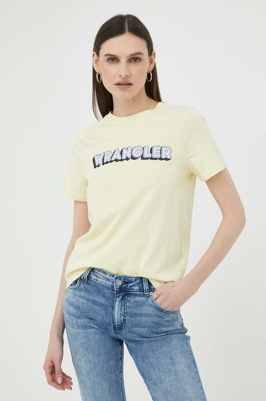 Wrangler tricou din bumbac - Pled.ro