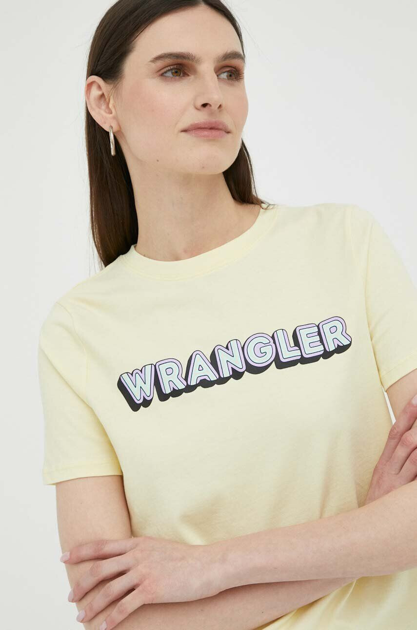 Wrangler tricou din bumbac - Pled.ro