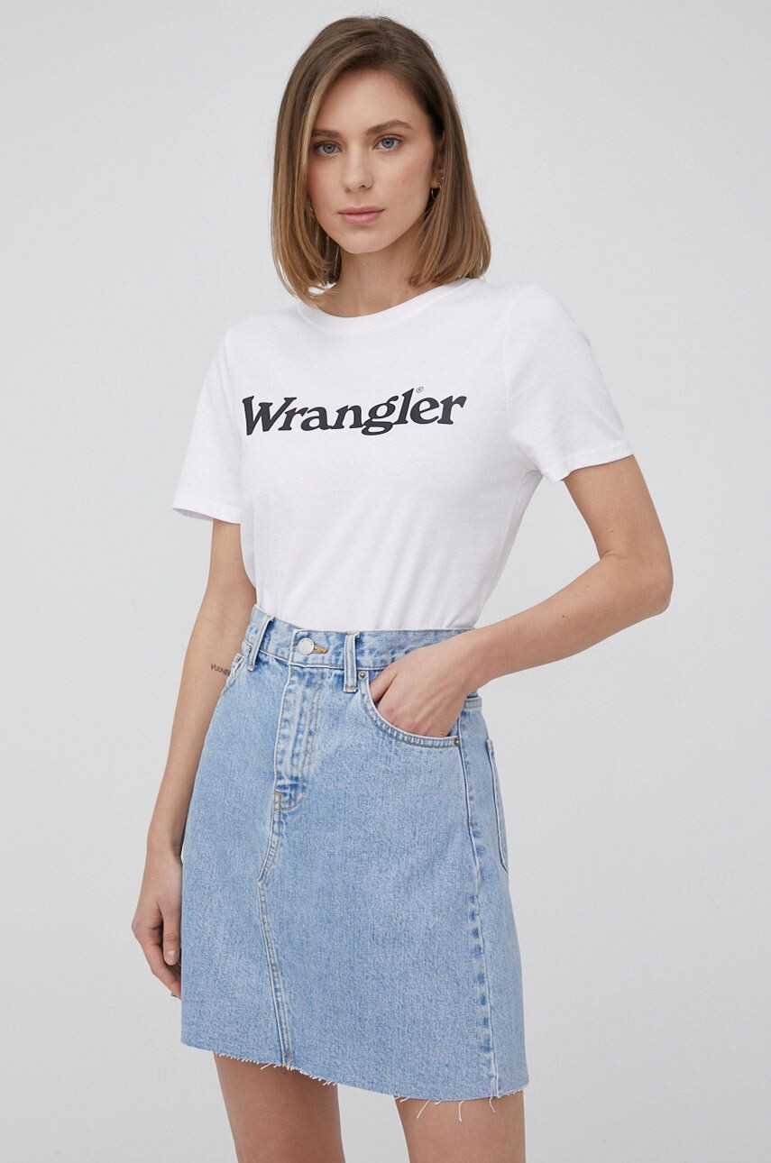 Wrangler tricou din bumbac - Pled.ro