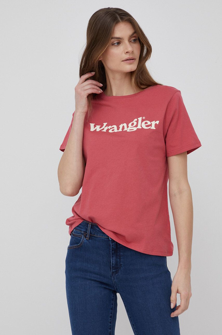 Wrangler tricou din bumbac - Pled.ro