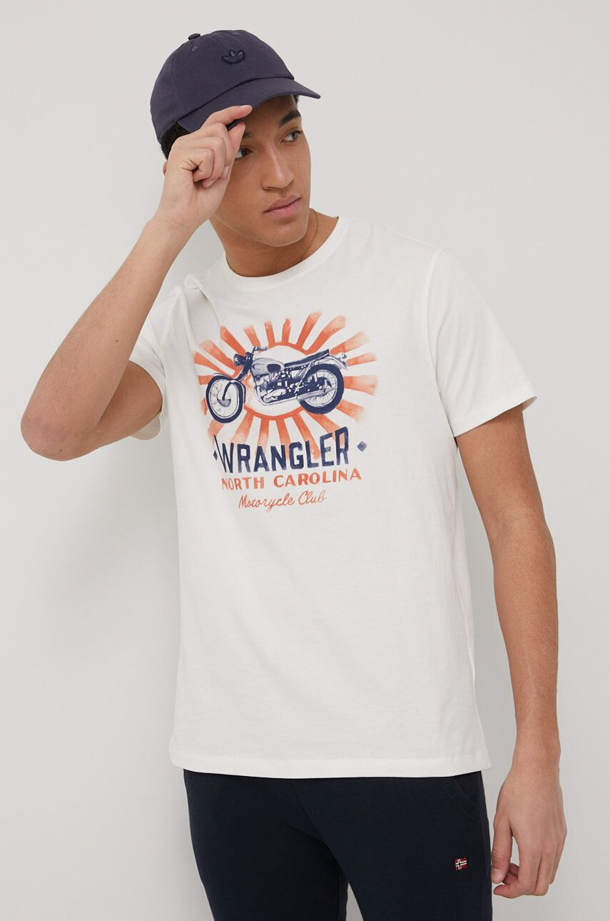 Wrangler tricou din bumbac - Pled.ro