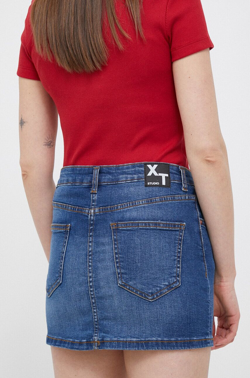 XT Studio fusta jeans mini creion - Pled.ro