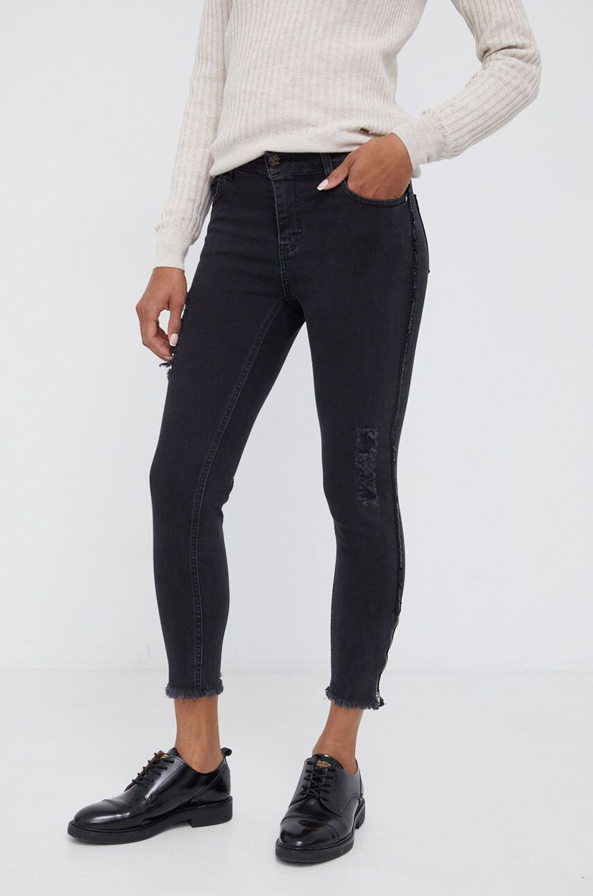 XT Studio jeansi femei medium waist - Pled.ro