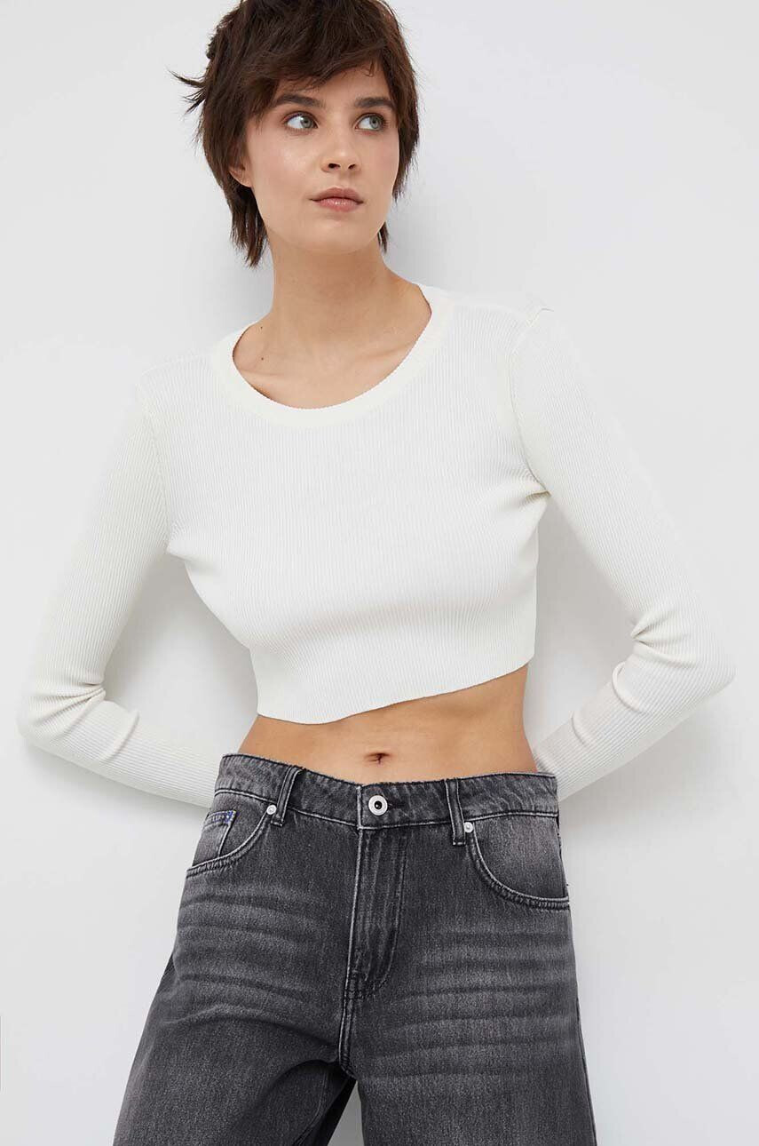 XT Studio longsleeve femei culoarea bej - Pled.ro