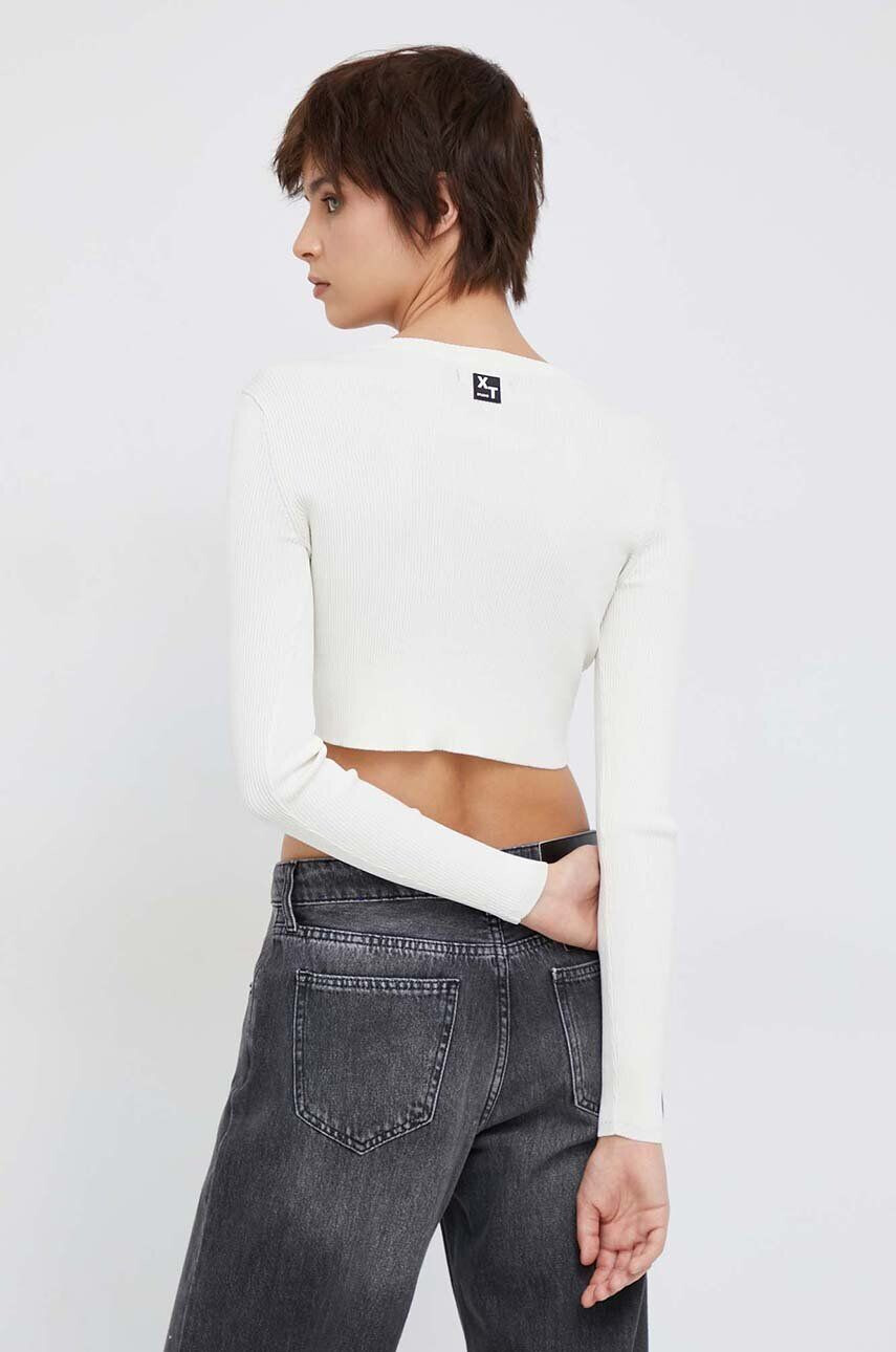 XT Studio longsleeve femei culoarea bej - Pled.ro