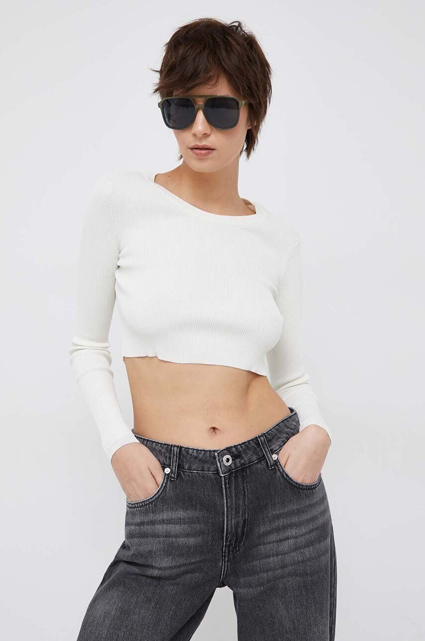 XT Studio longsleeve femei culoarea bej - Pled.ro