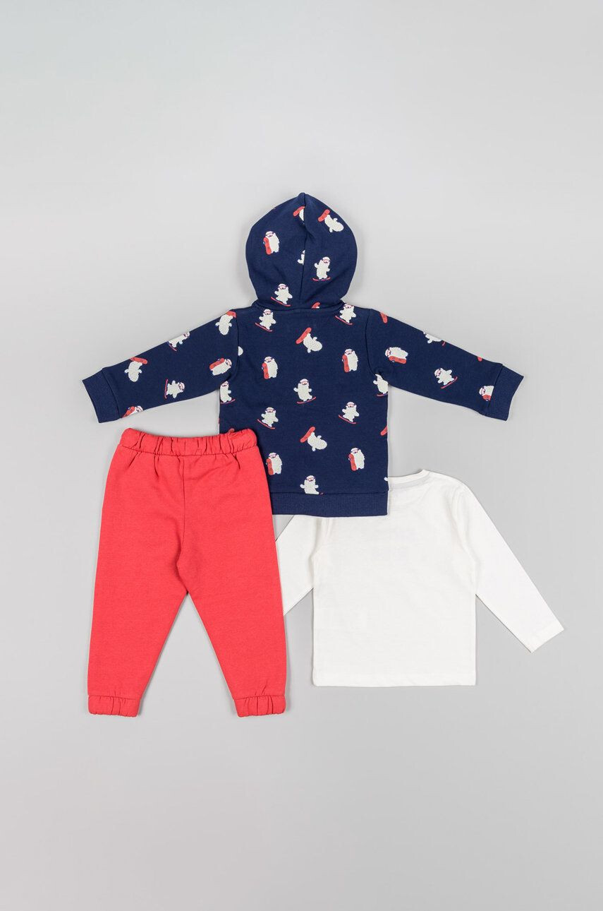 Zippy compleu bebe culoarea rosu - Pled.ro