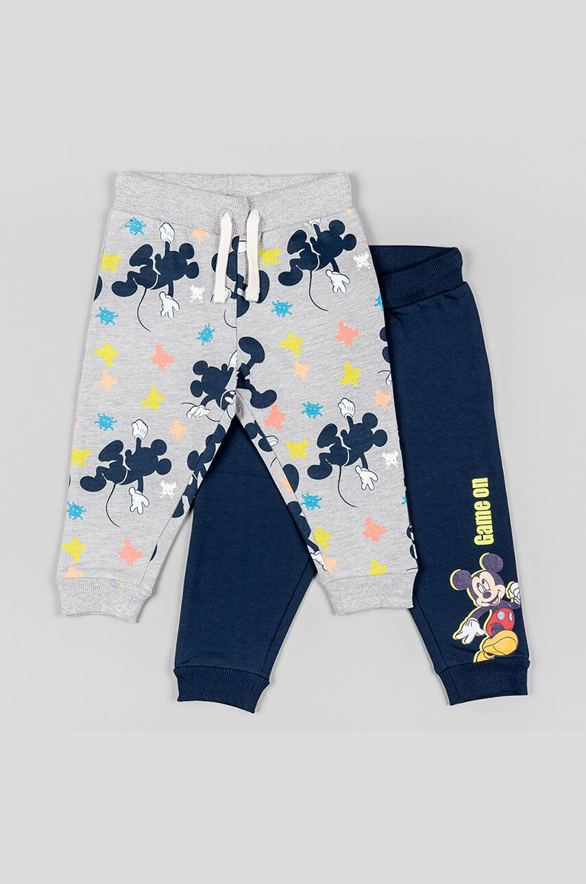 Zippy pantaloni de trening din bumbac pentru copii culoarea albastru marin modelator - Pled.ro