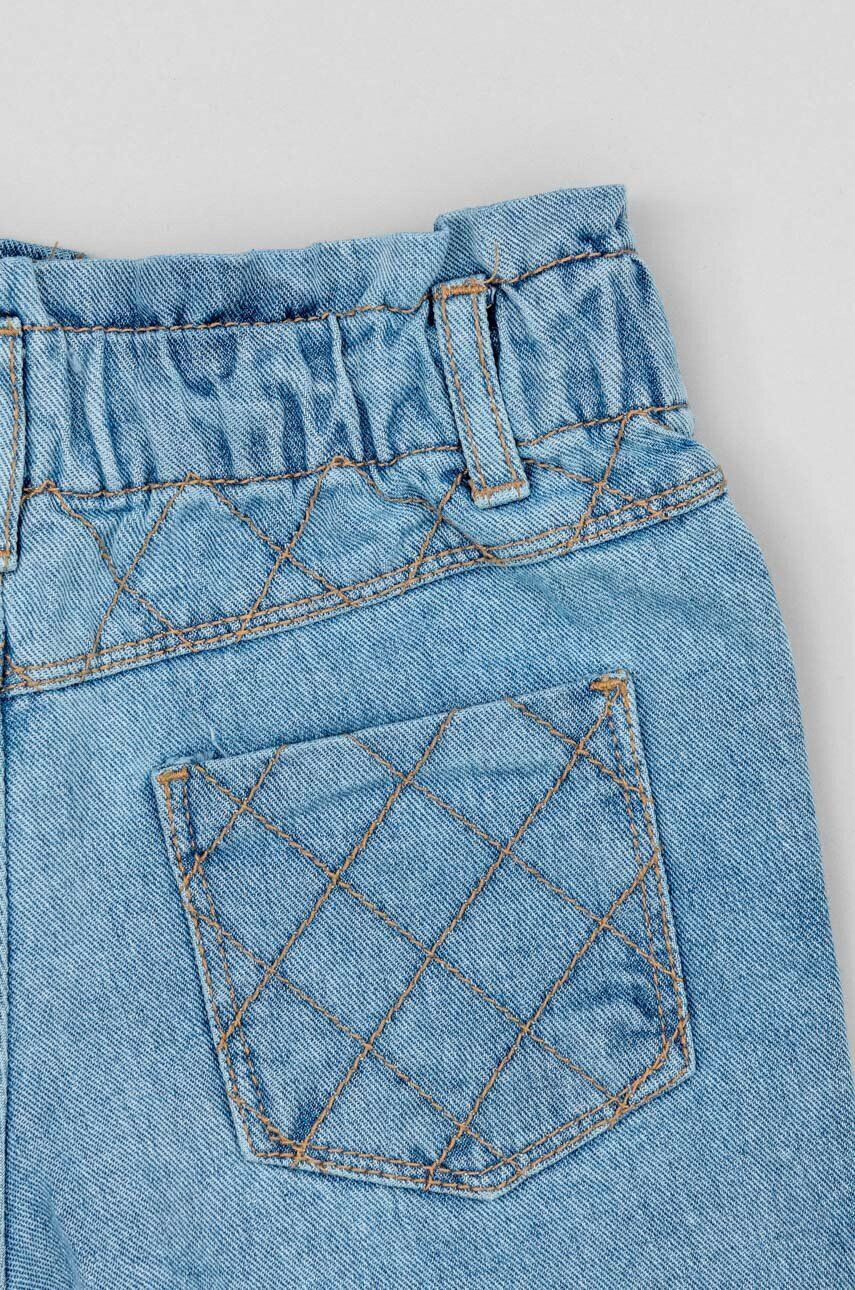 Zippy pantaloni scurti din denim pentru copii neted - Pled.ro