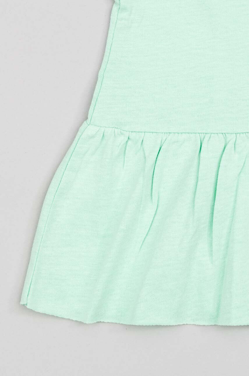 Zippy tricou de bumbac pentru copii culoarea verde - Pled.ro