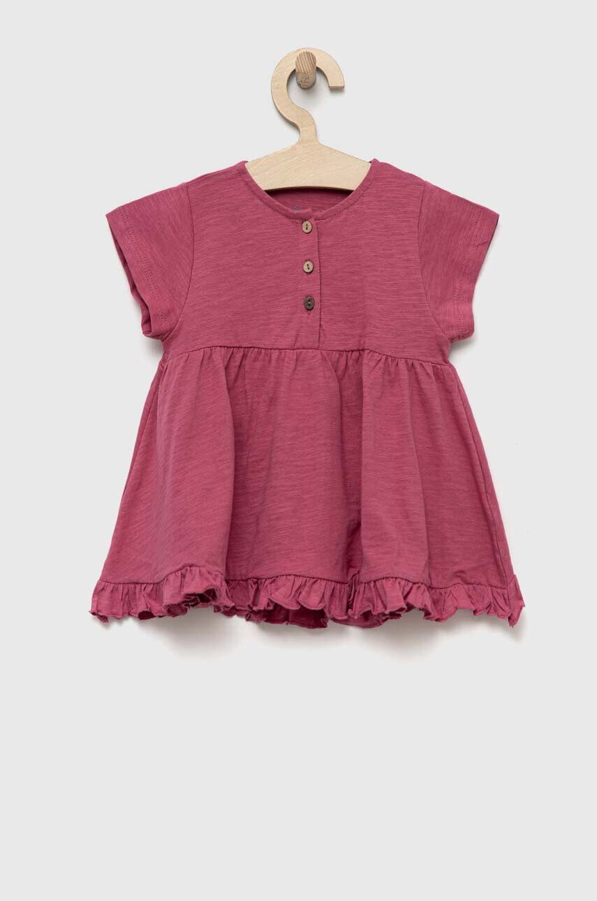 Zippy tricou de bumbac pentru copii culoarea violet - Pled.ro