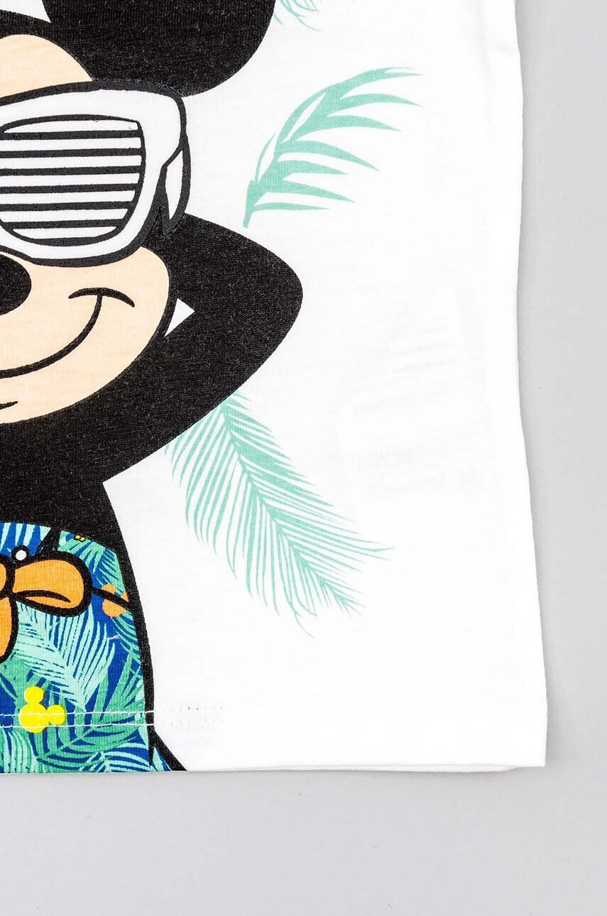 Zippy tricou de bumbac pentru copii x Disney culoarea alb cu imprimeu - Pled.ro