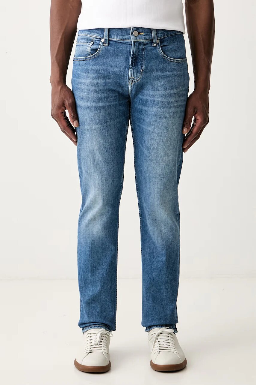 7 for all mankind blugi slim fit pentru bărbați