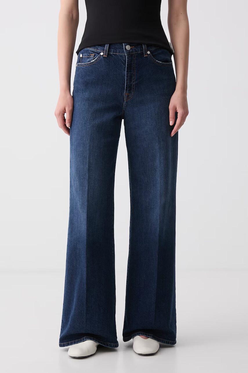 7 for all mankind blugi wide leg pentru femei