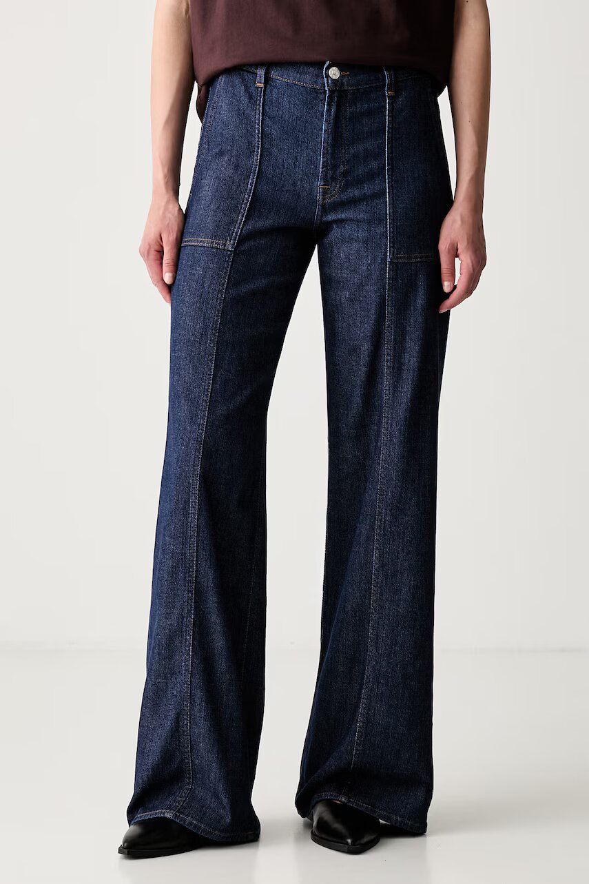 7 for all mankind blugi wide leg pentru femei