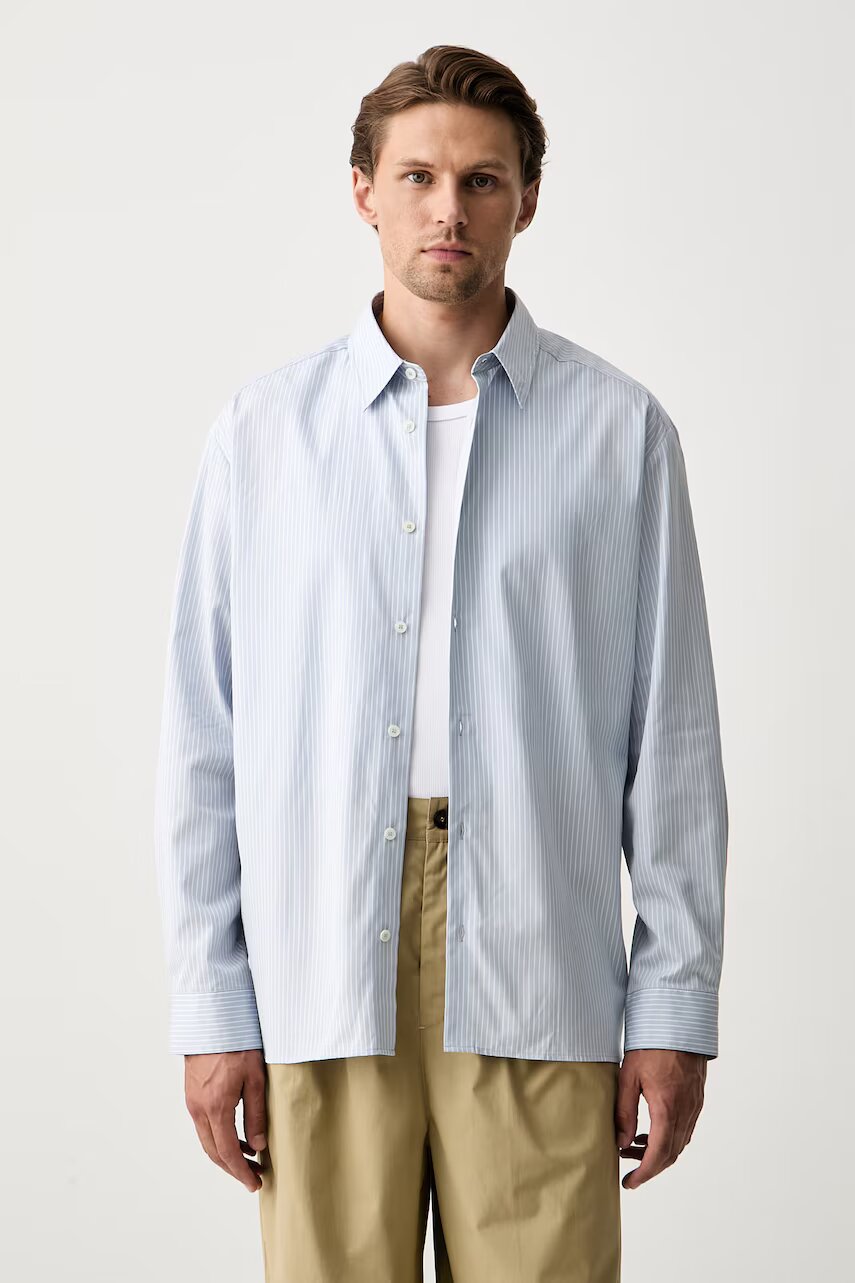 A.P.C. cămașă pentru bărbați din bumbac chemise malo sans poche