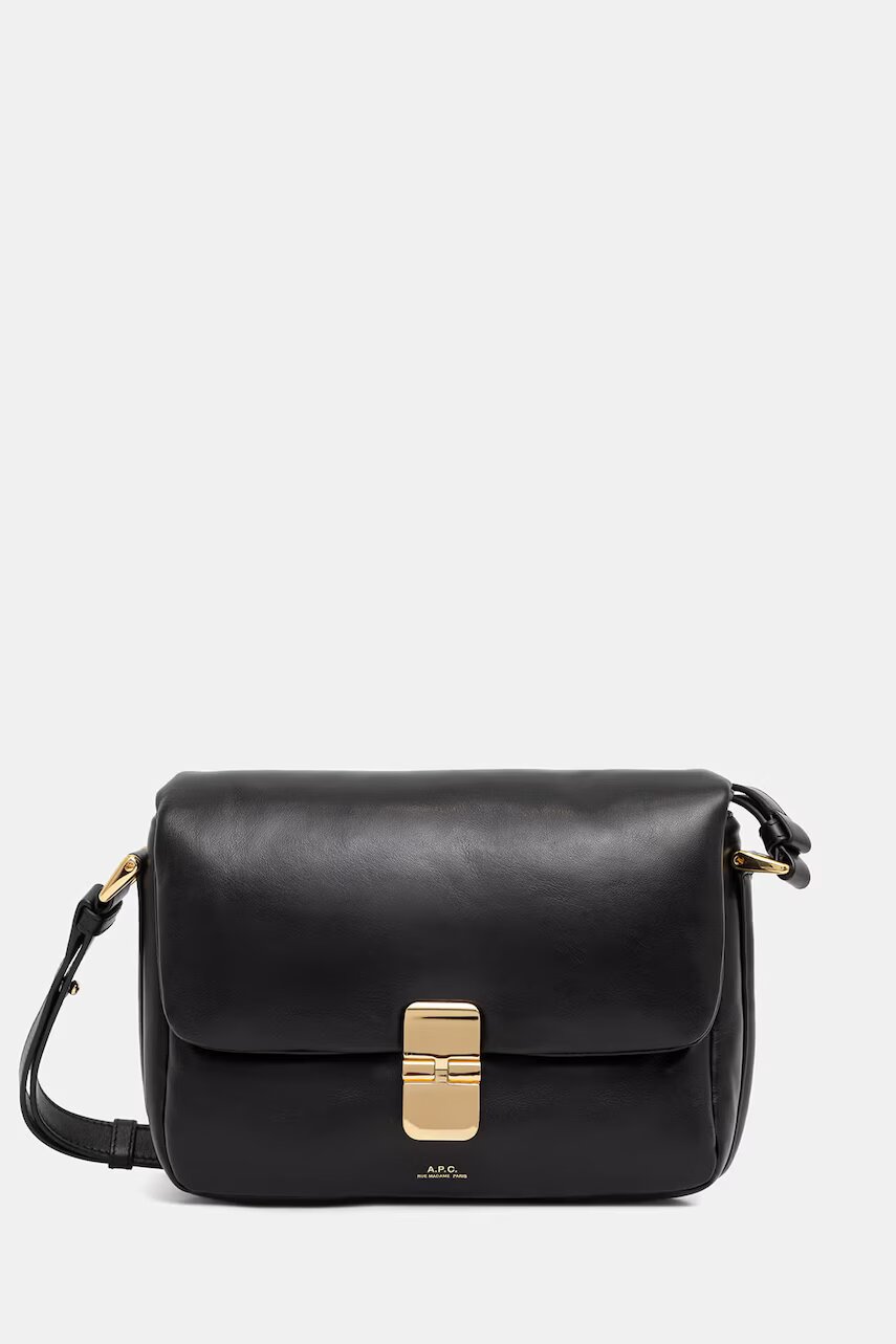 A.P.C. geantă crossbody pentru femei din piele Sac Grace Soft