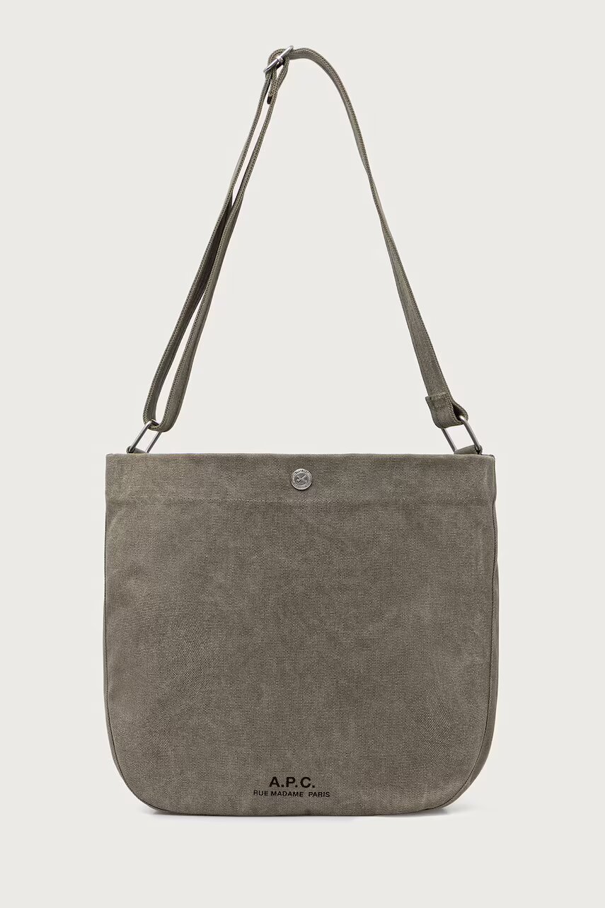 A.P.C. geantă shopper pentru femei Begeantăe Journal