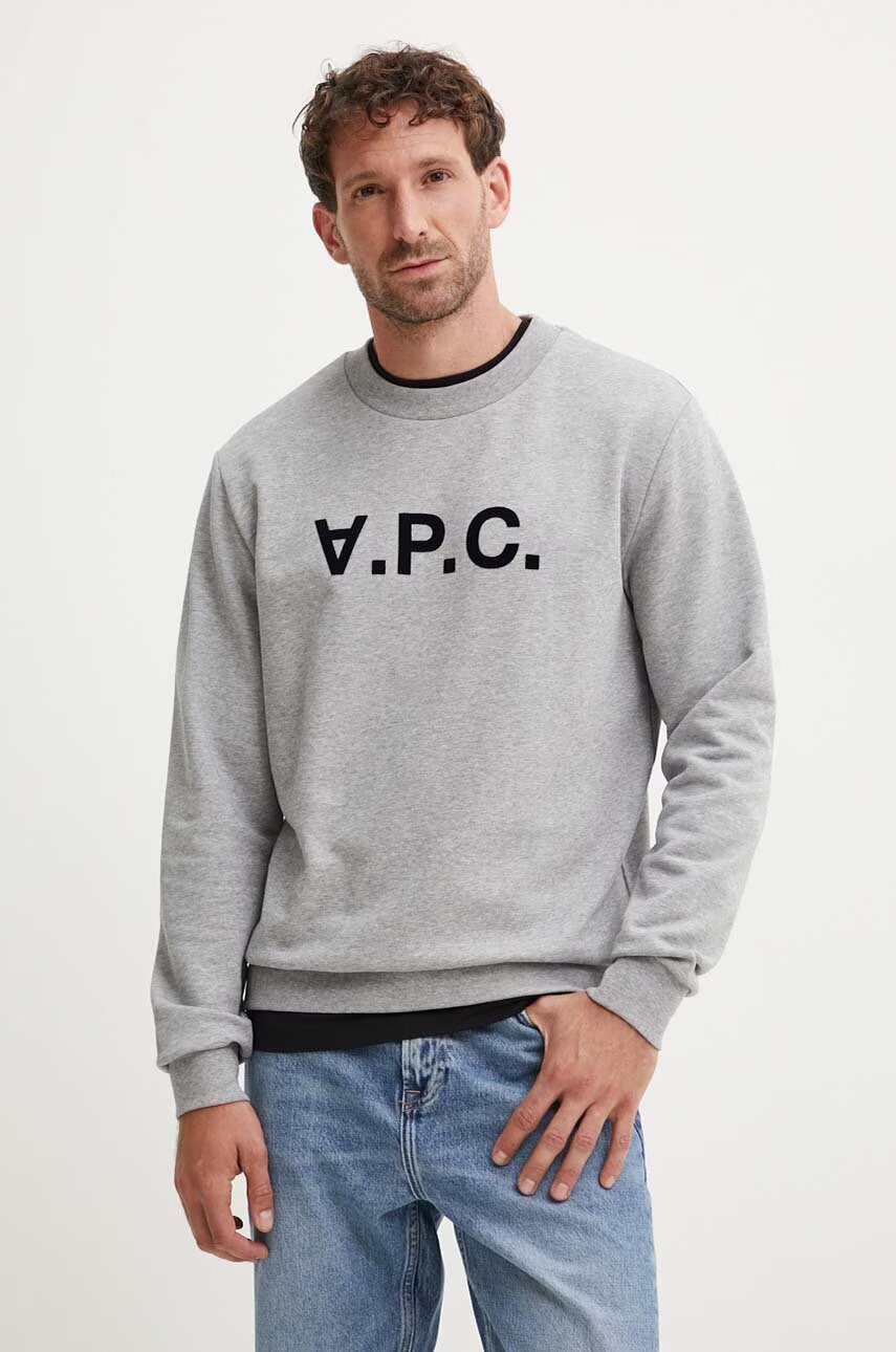 A.P.C. hanorac de bumbac sweat standard grand vpc GOTS