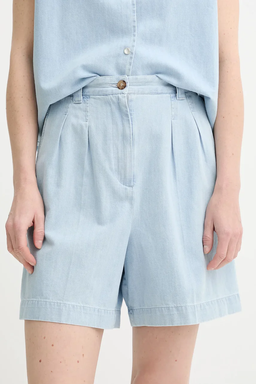 A.P.C. pantaloni scurți din denim short nola