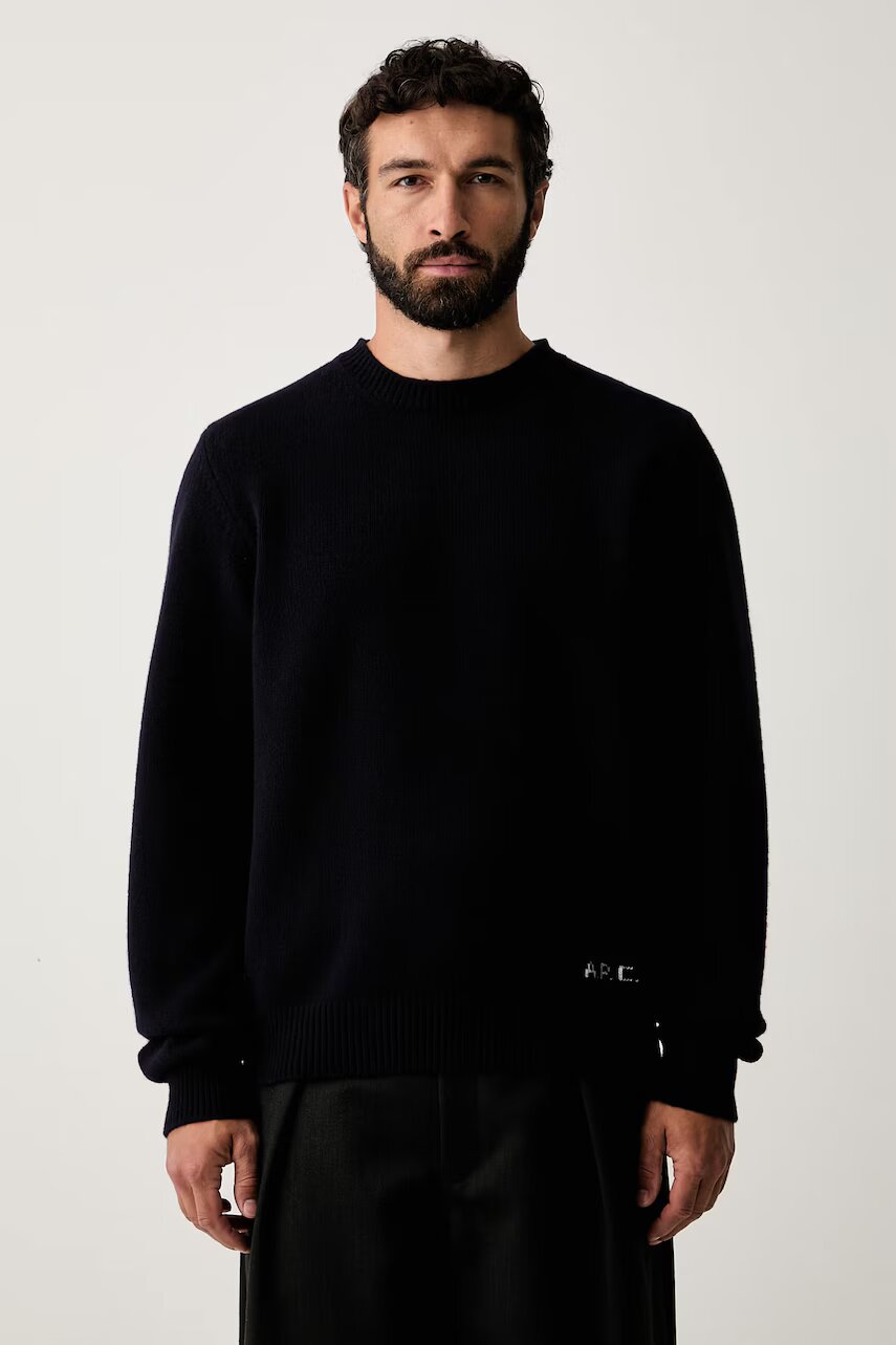 A.P.C. pulover pentru bărbați din lână pull edmond