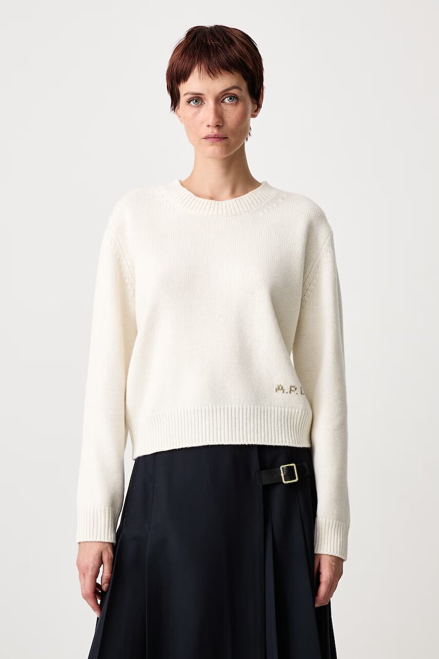 A.P.C. pulover pentru femei din lână Anna