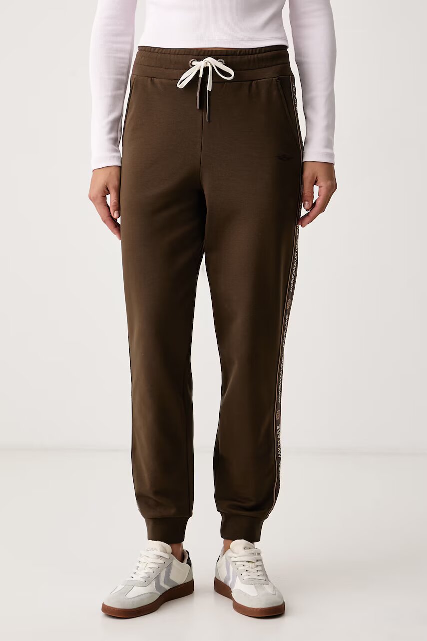 Aeronautica Militare pantaloni de trening pentru femei din bumbac cu elastan