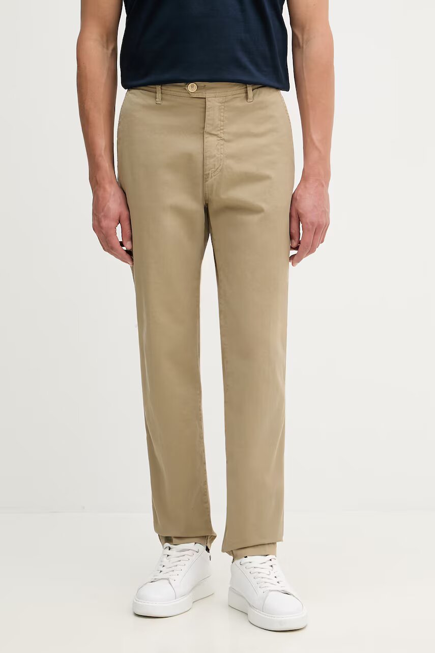 Aeronautica Militare pantaloni regular pentru bărbați din bumbac cu elastan