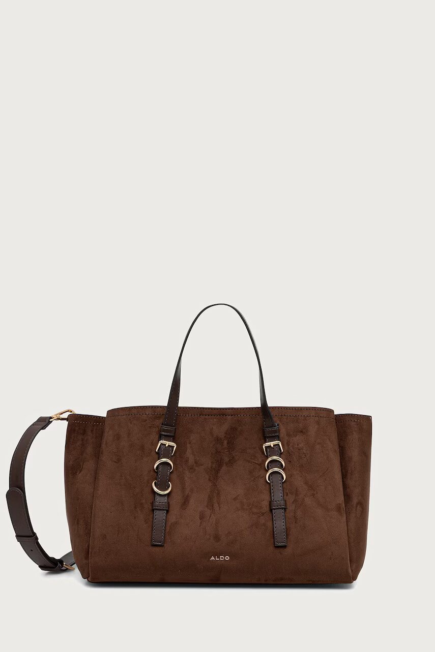 Aldo geantă crossbody pentru femei cu imitație de piele întoarsă MELEAH