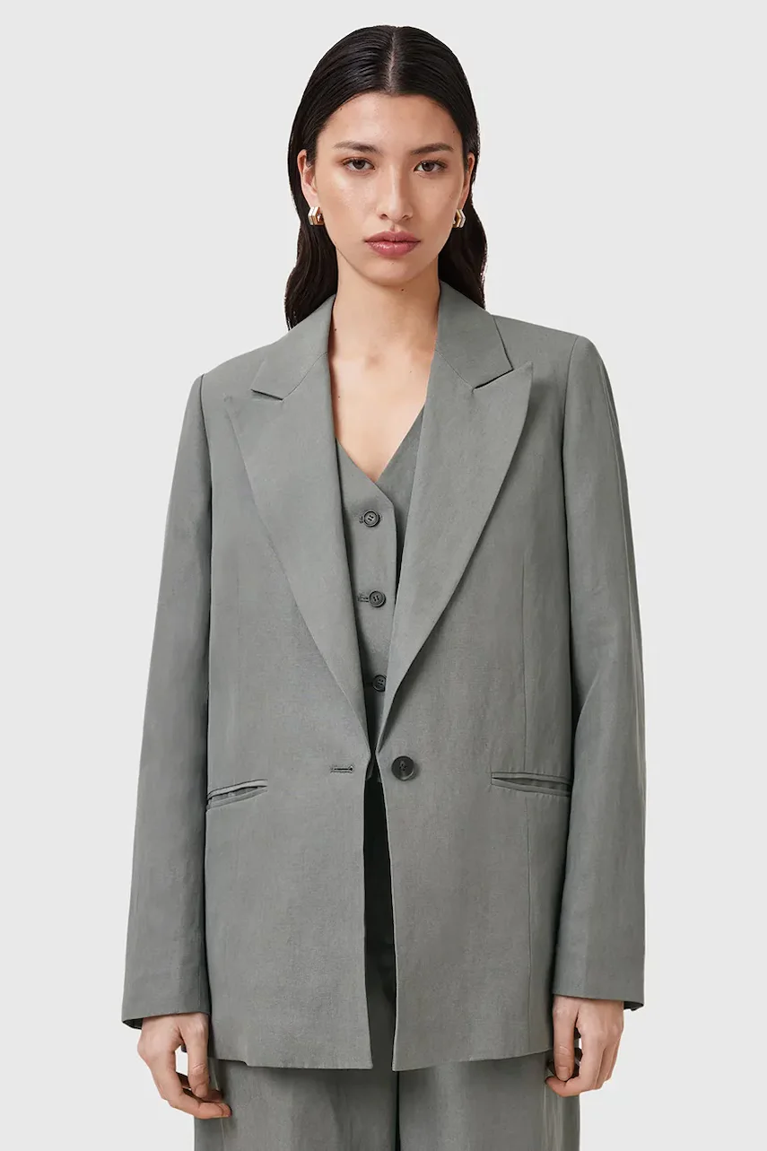 AllSaints blazer din amestec de in AVERIE
