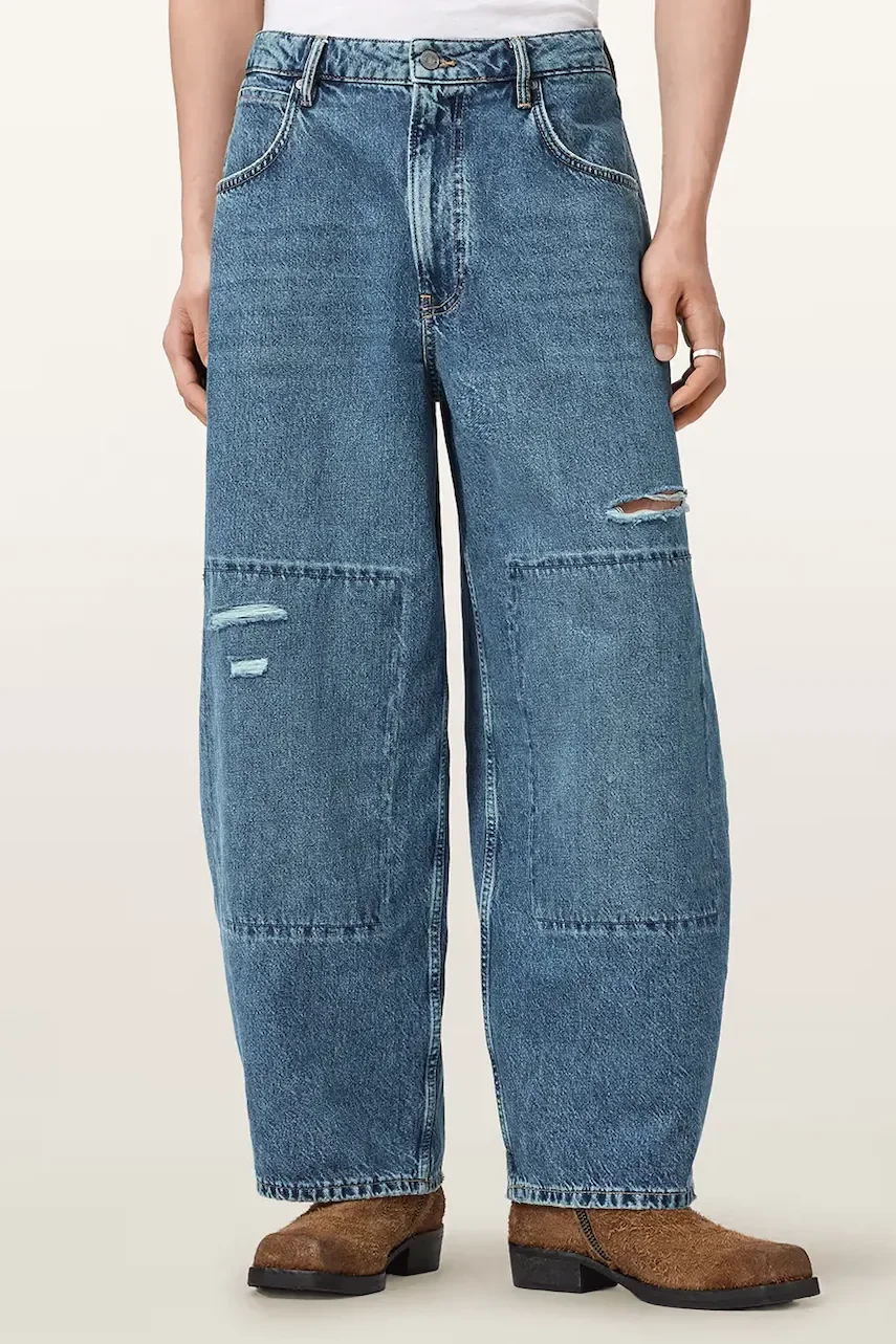 AllSaints blugi barrel bărbați BARREL SLOUCH