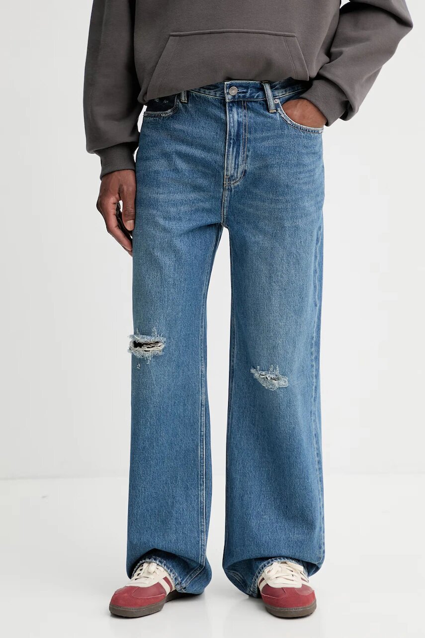 AllSaints blugi straight pentru bărbați LENNY