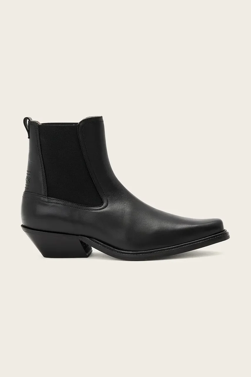 AllSaints botine pentru femei din piele Carter Chelsea