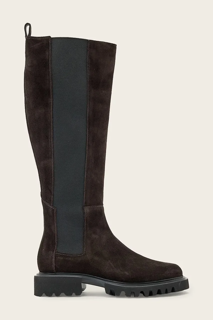 AllSaints cizme pentru femei din piele întoarsă Maeve Suede Boot