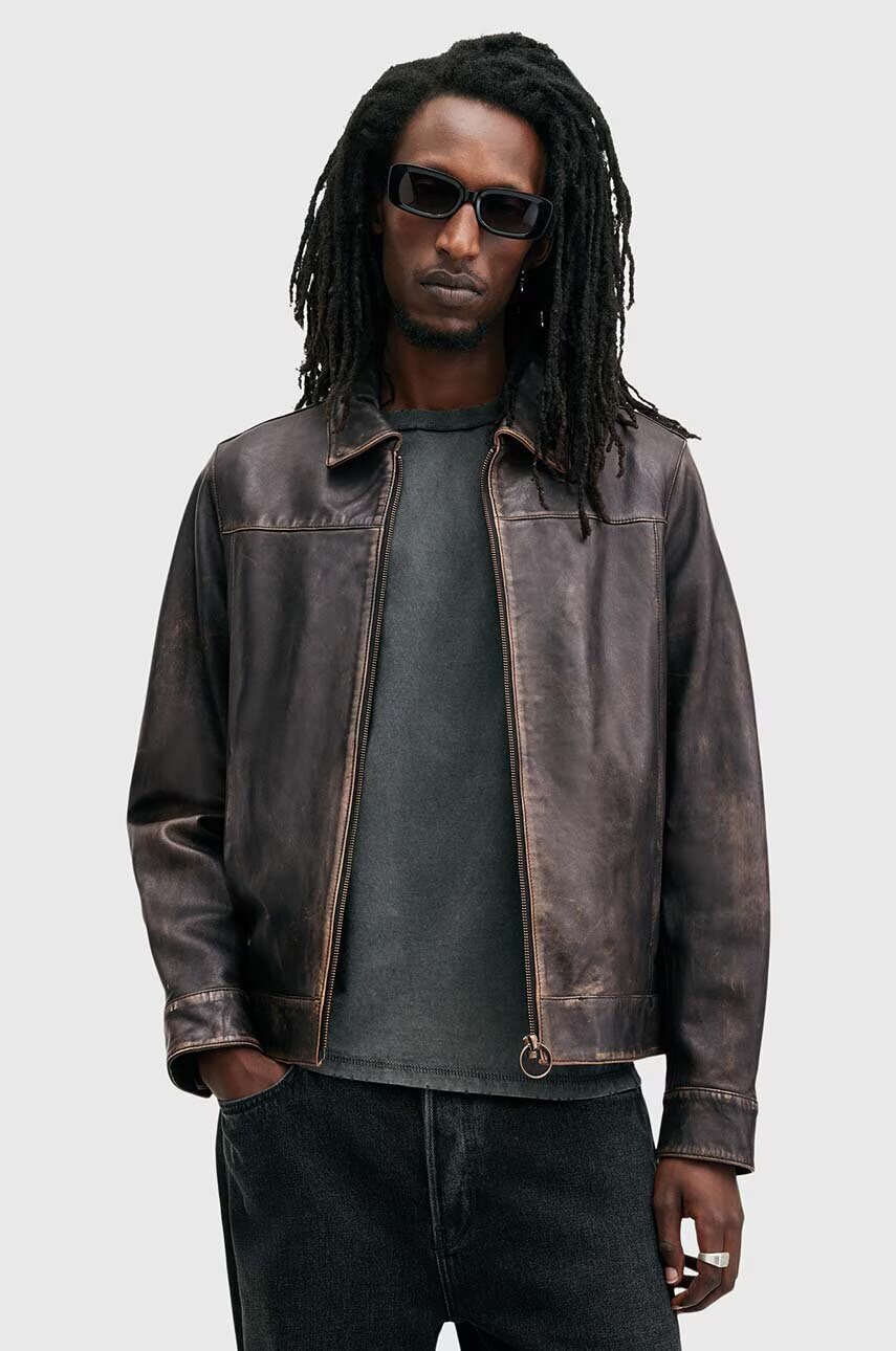 AllSaints geaca de piele ALKAN
