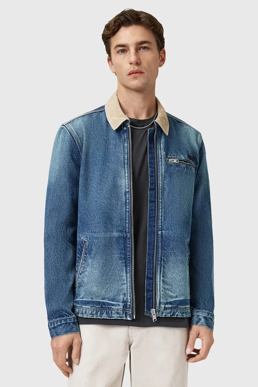AllSaints geacă jeans ROTHWELL