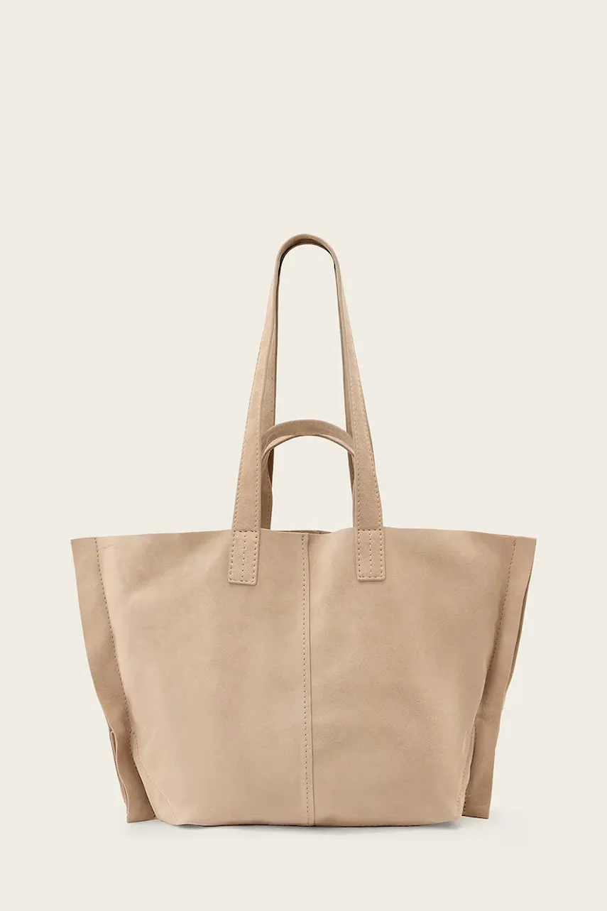 AllSaints geantă shopper pentru femei din piele LUTECE