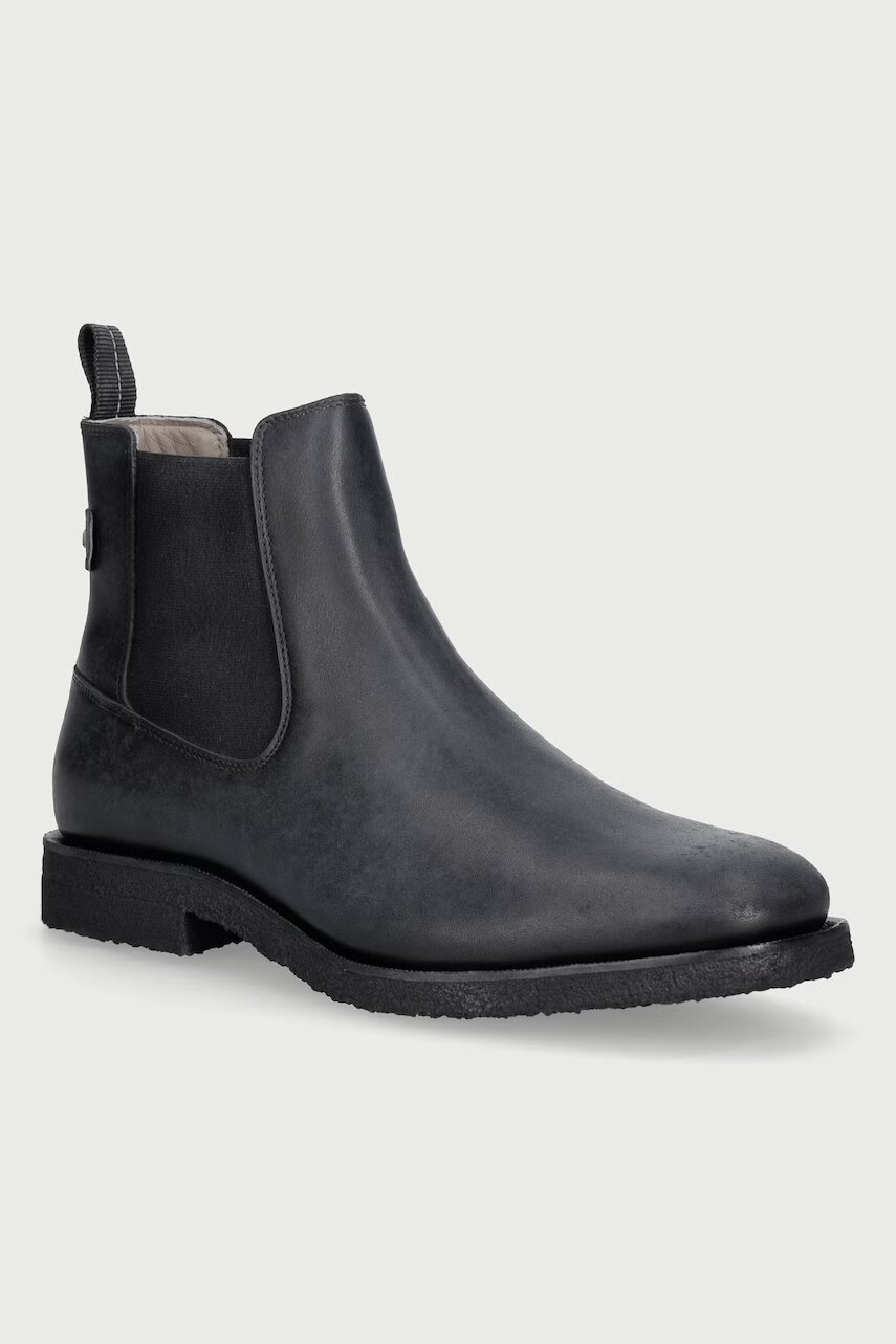 AllSaints ghete scurte pentru bărbați din piele Clive Lthr Chelsea