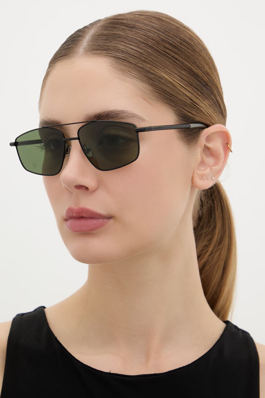 AllSaints ochelari de soare aviator pentru femei Virgo