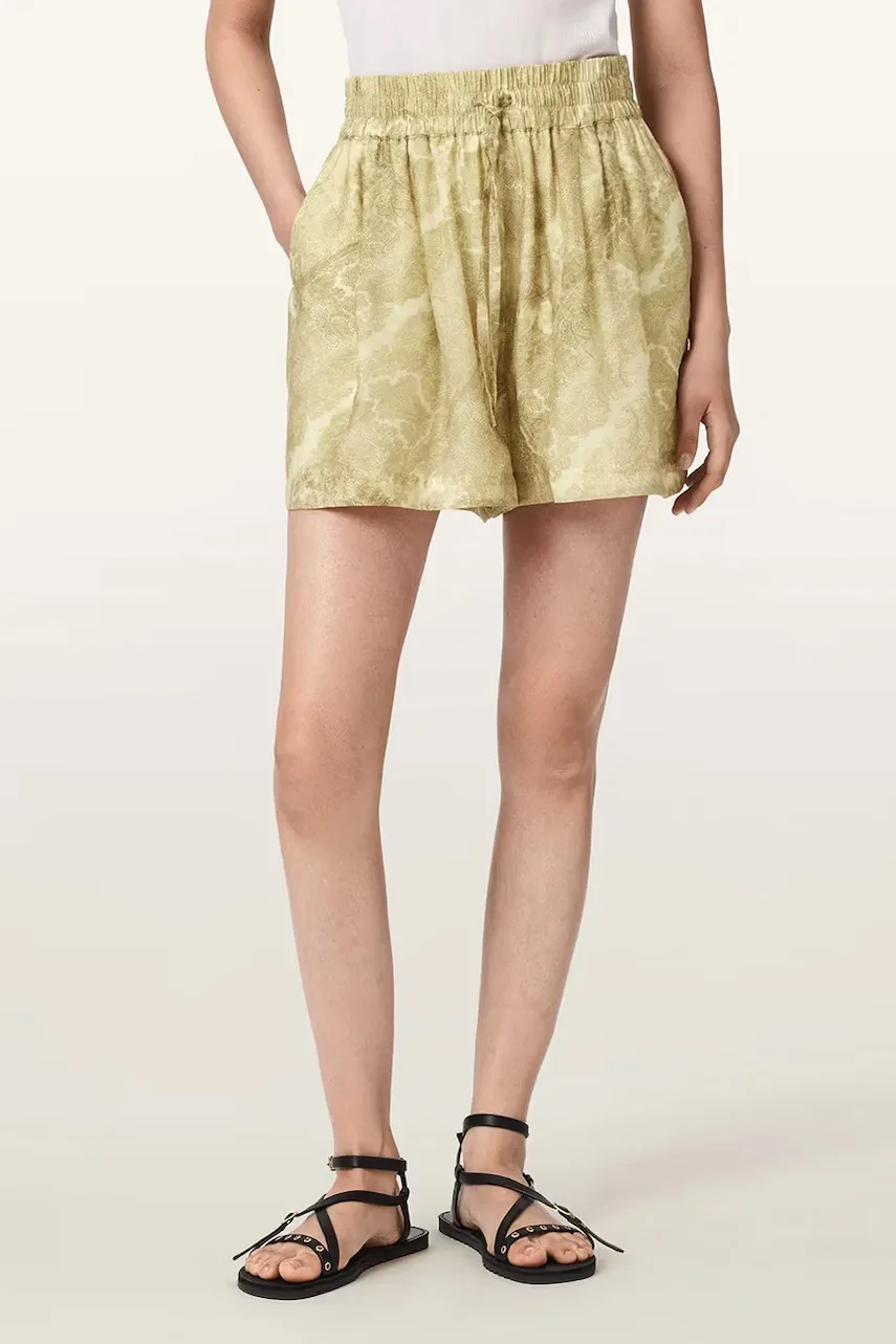 AllSaints pantaloni scurți pentru femei cu lyocell ISLA