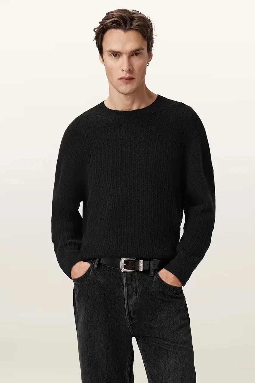 AllSaints pulover din amestec de lână de alpaca JAKOB