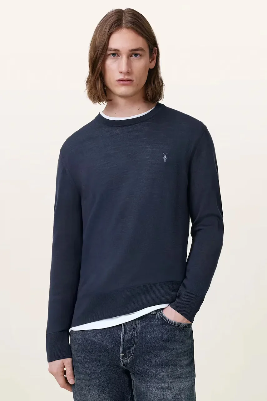 AllSaints pulover pentru bărbați din lână merino
