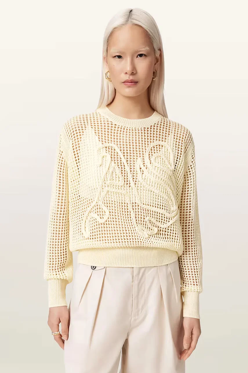 AllSaints pulover pentru femei cu vâscoză RAELYN