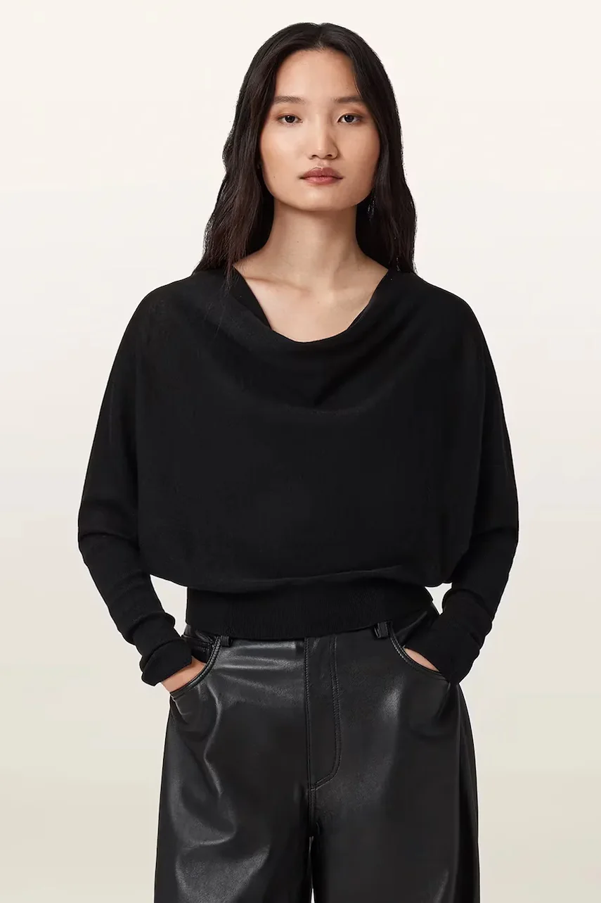 AllSaints pulover pentru femei din lână RIDLEY