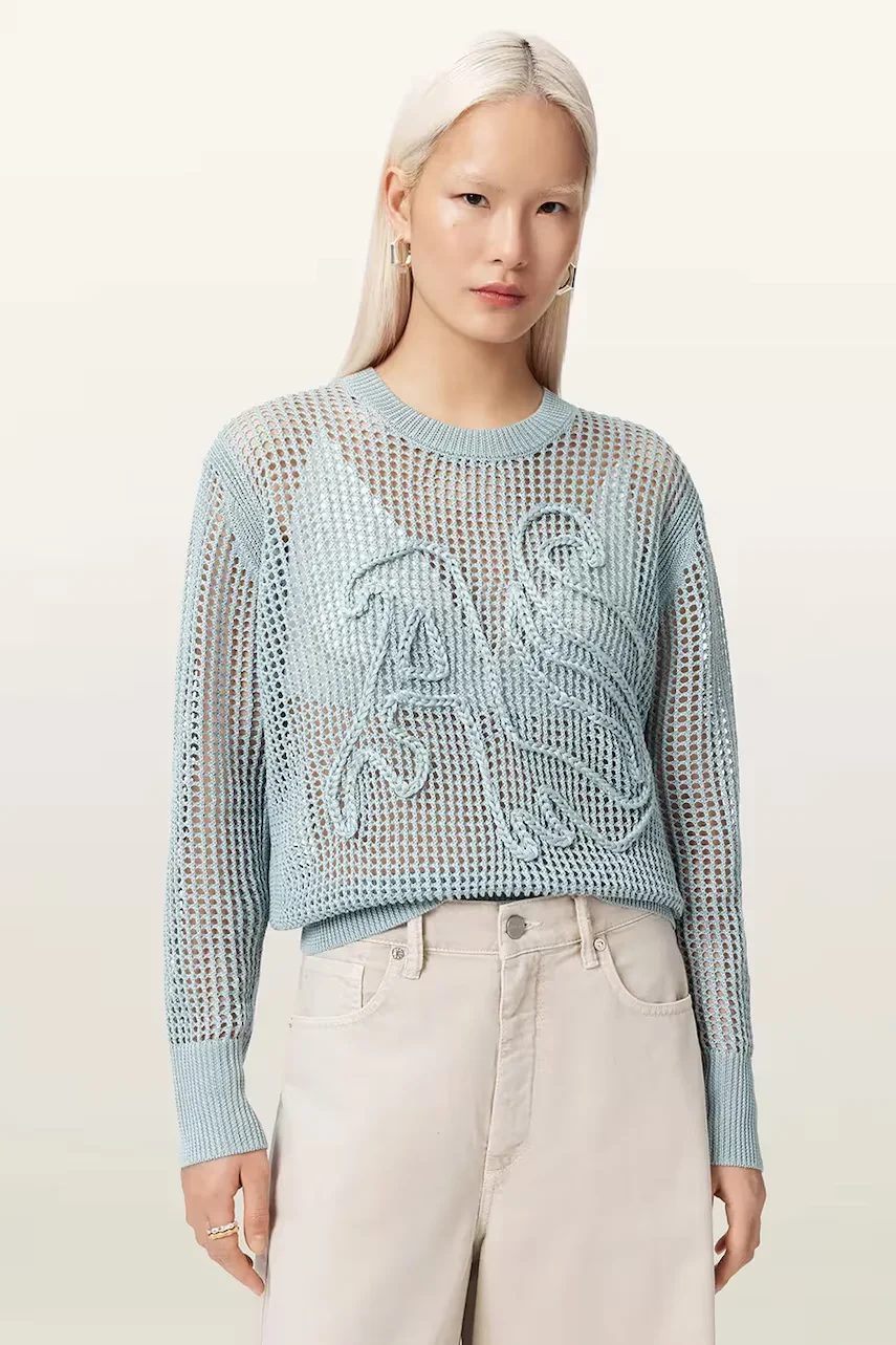 AllSaints pulover pentru femei din vâscoză RAELYN