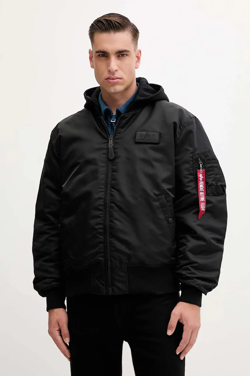 Alpha Industries geacă bomber MA-1 D-Tec Sleeve Embroidery Bomber