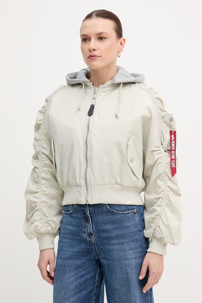 Alpha Industries geacă Short Hooded Bomber Light W