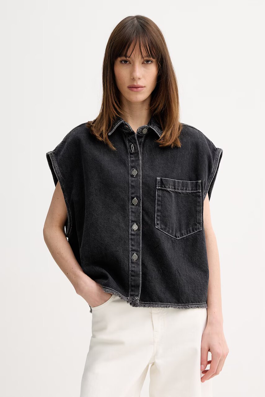 American Vintage cămașă pentru femei din denim